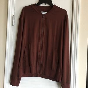 VESTIGE LIGHTWEIGHT WOVEN BOMBER BURGUNDY Jacket L